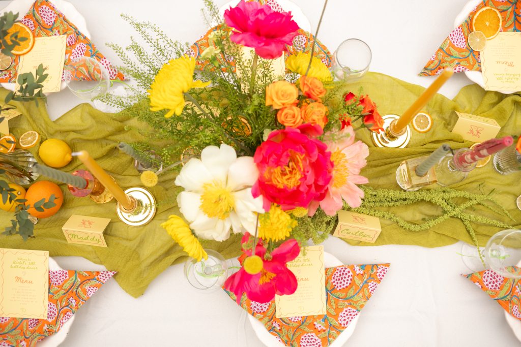 Seasonal floral arrangement designed on the Mississippi Gulf Coast