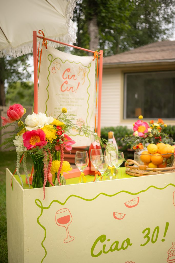 Sculptural seasonal blooms styled for a Gulf Coast event